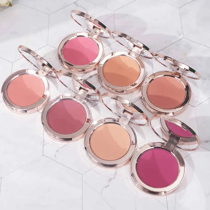 أحمر خدود ذهبي وردي شكل قلب Rose Gold Heart Shape Shimmer Blush