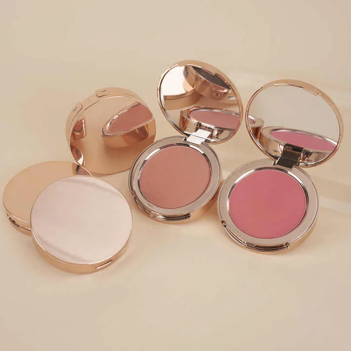أحمر خدود ذهبي وردي شكل قلب Rose Gold Heart Shape Shimmer Blush