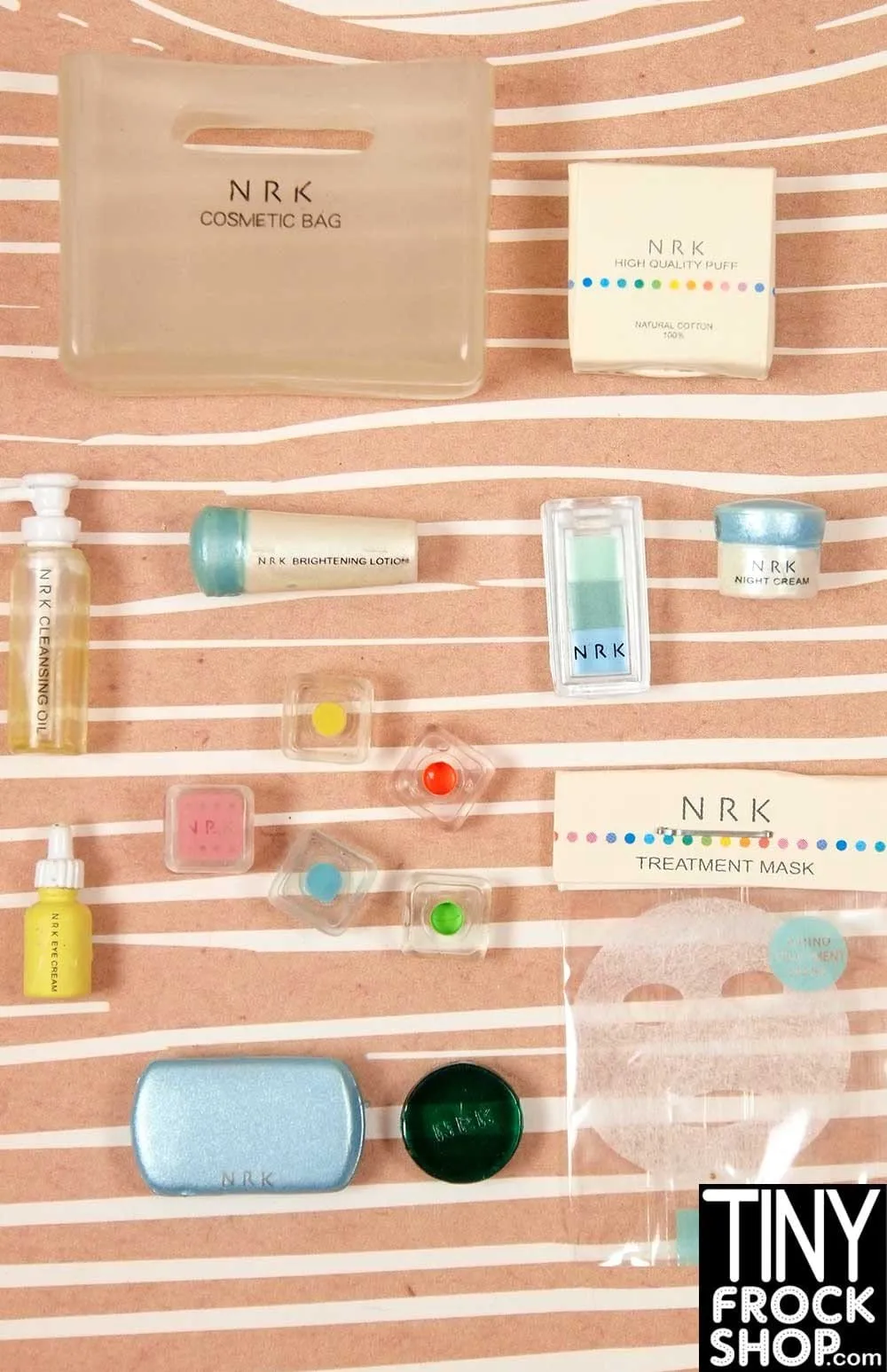 12" Fashion Doll Re-Ment 15 Piece NRK Modern Cosmetic Set