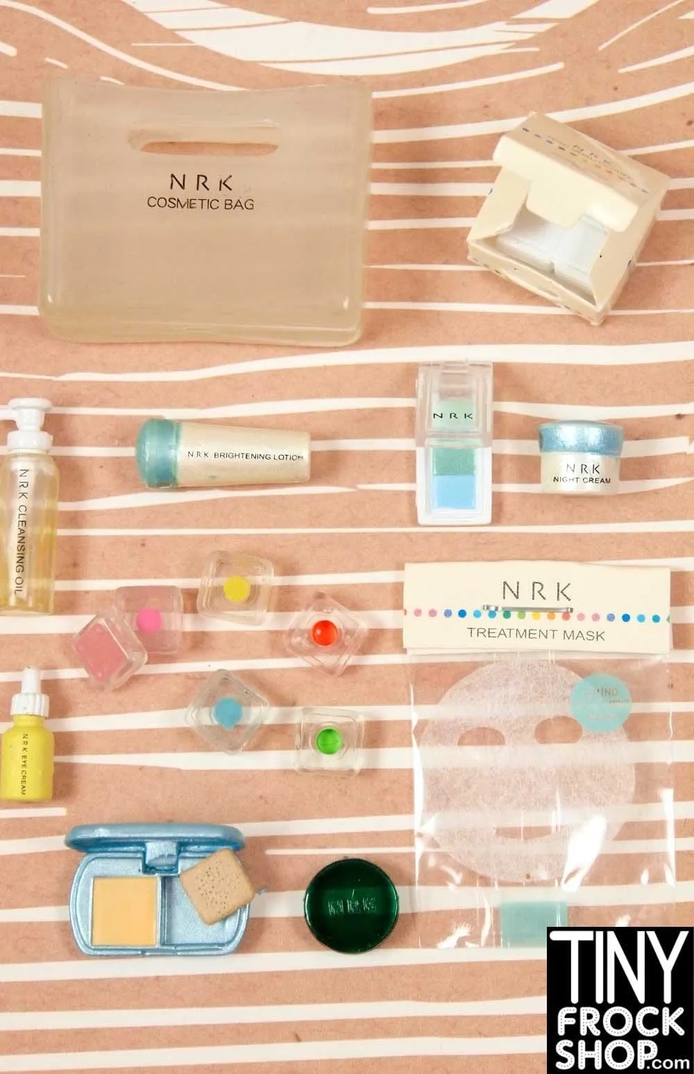 12" Fashion Doll Re-Ment 15 Piece NRK Modern Cosmetic Set