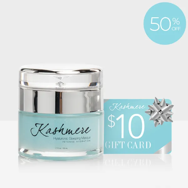 50% OFF Hyaluronic Sleeping Masque   FREE $10 Gift Card