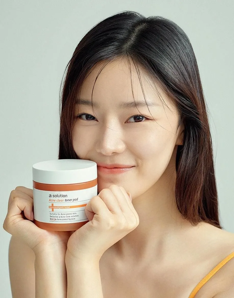 a solution Acne clear toner Pad 160ml 60pcs
