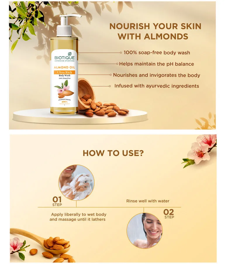 ALMOND OIL Ultra Rich Body Wash