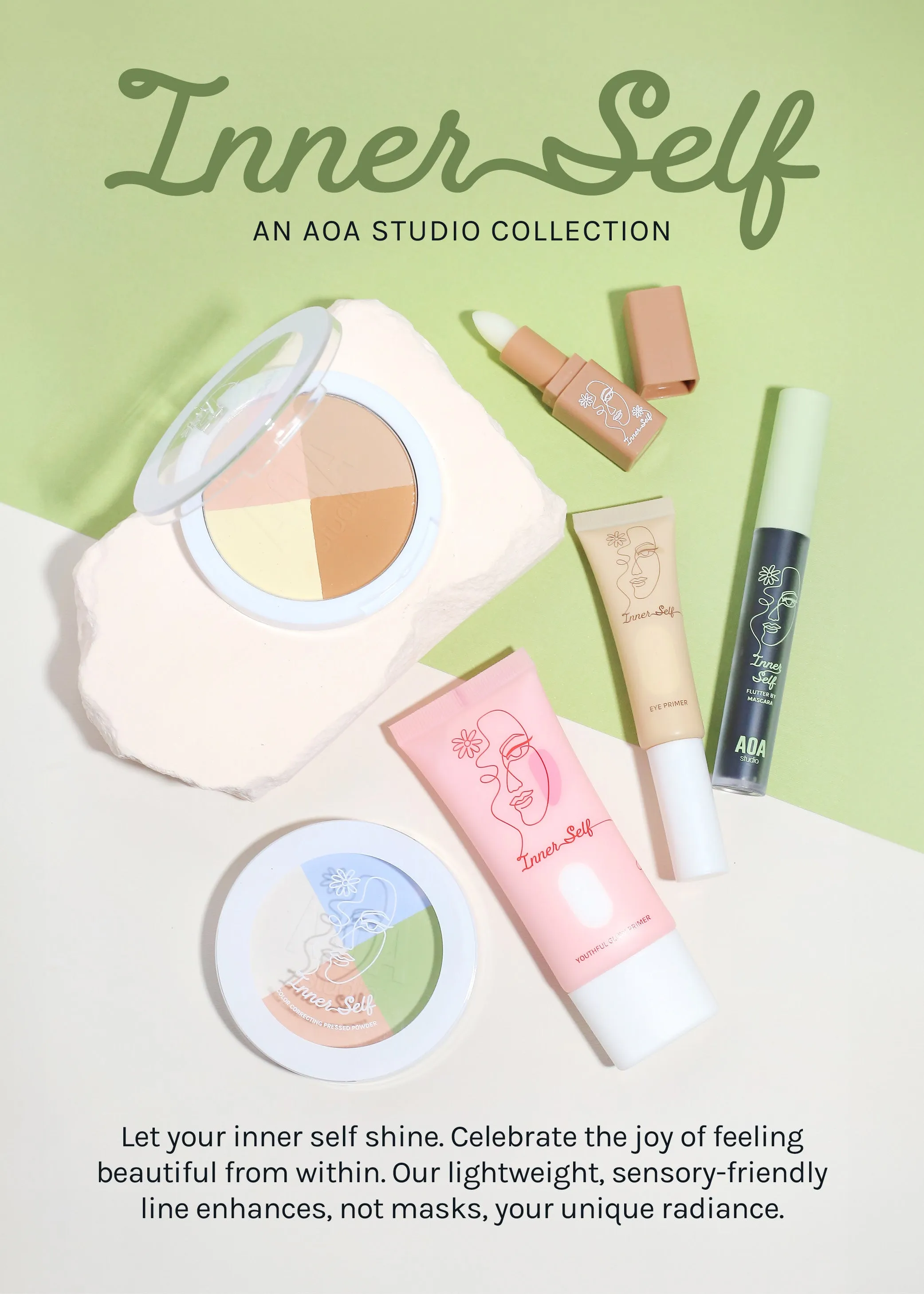 AOA Inner Self Color Correcting Pressed Powder