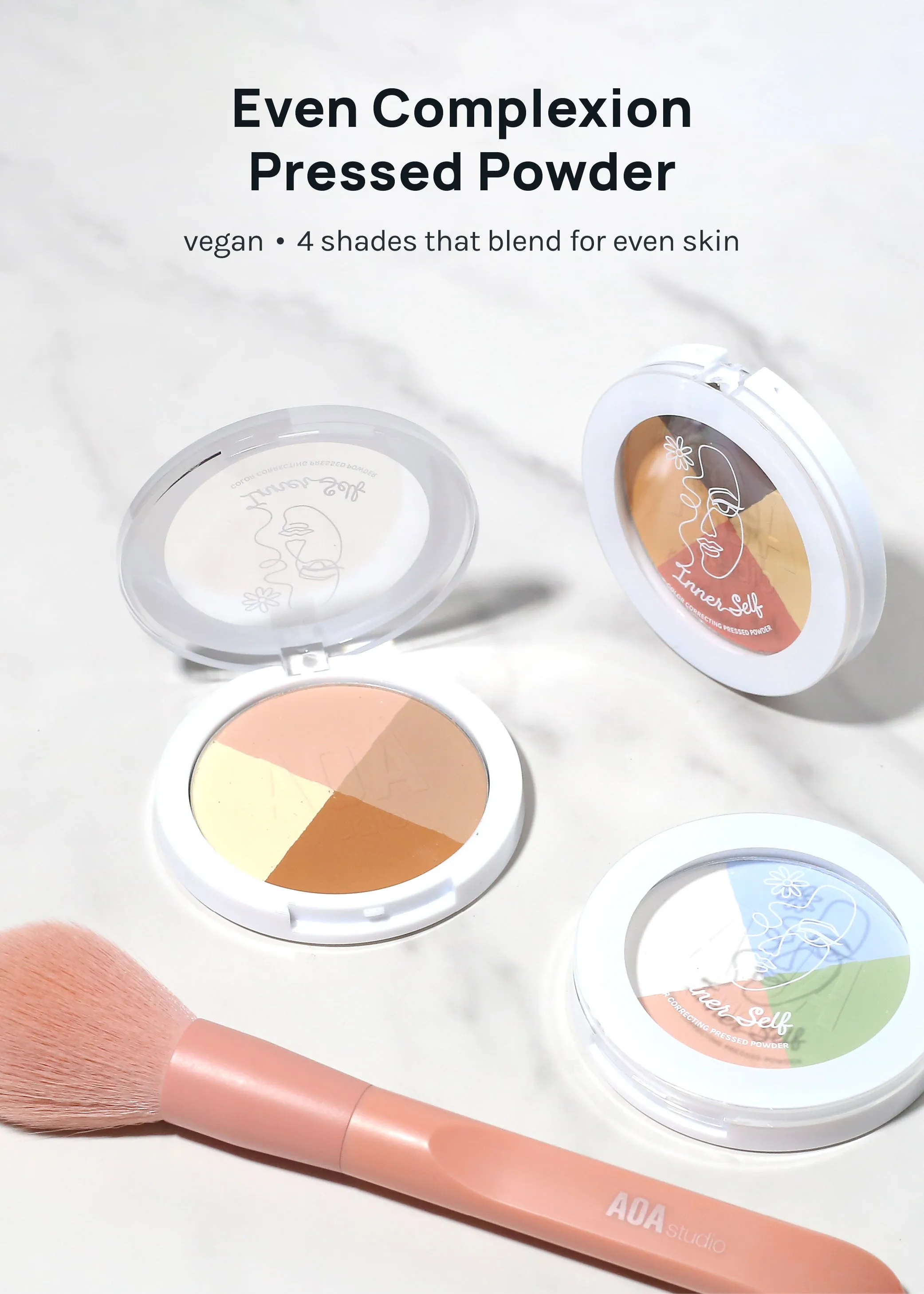 AOA Inner Self Color Correcting Pressed Powder
