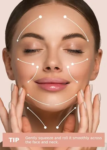 BE WANTS Bewants Neck Lifting & Firming Cream with Centella Asiatica | Vegan Hyaluronic Acid | Neck Firming Cream Tightening Lifting Sagging Skin with Gua Sha Roller | Korean Skincare | 1.7 fl oz