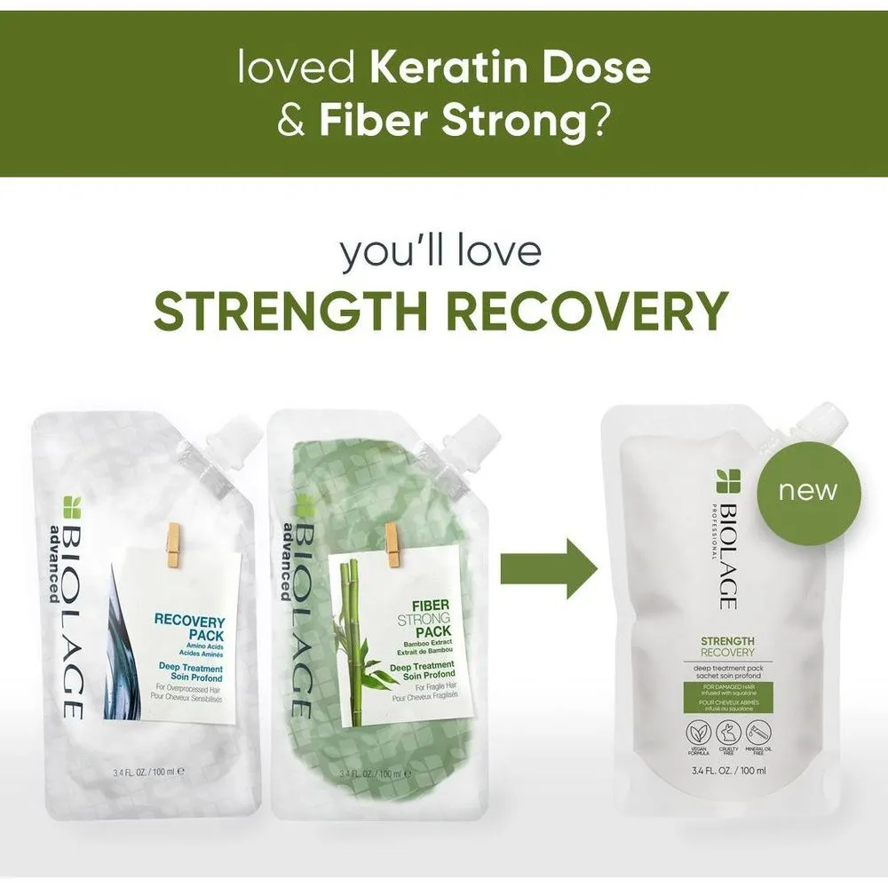 Biolage Strength Recovery Deep Treatment Pack