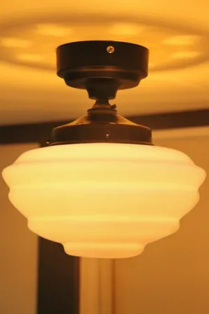 Bistro Glass Ceiling Light