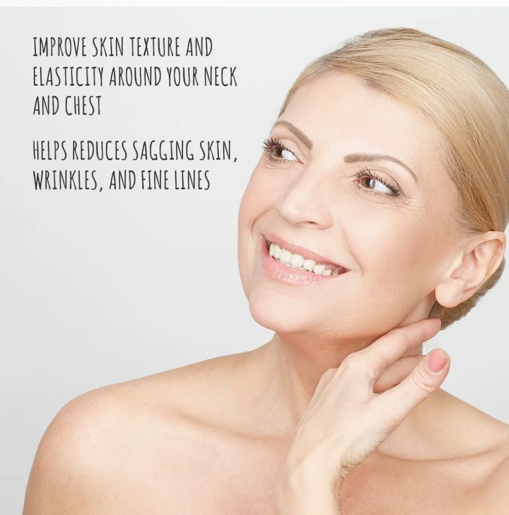Body Merry Age Defense Neck Cream – Anti-Aging Treatment for Wrinkles and Double Chin Lines – Firming and Tightening Skin Moisturizer for Face, Neck and Chest, 1.7 oz