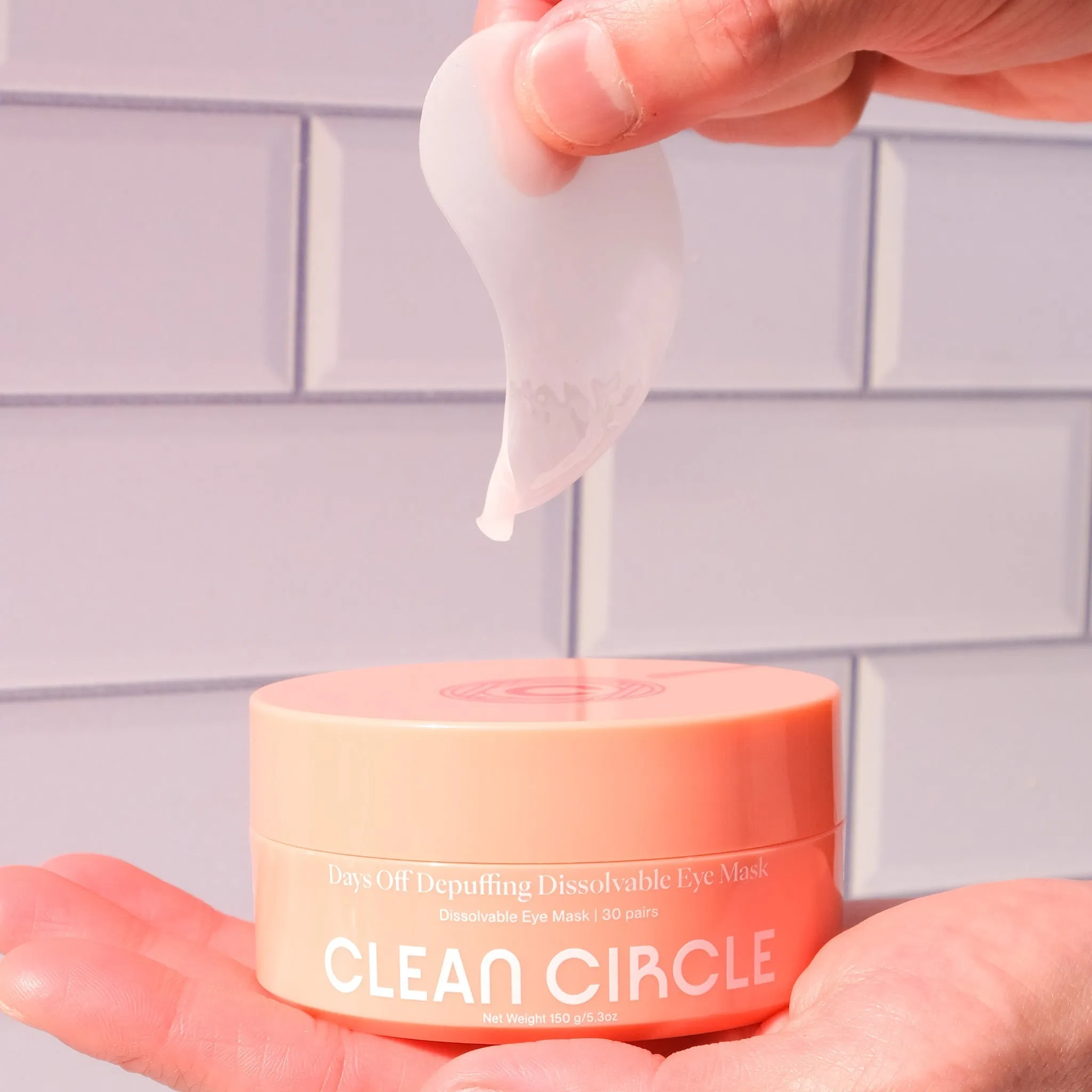 Clean Circle Days Off Depuffing Dissolvable Eye Mask