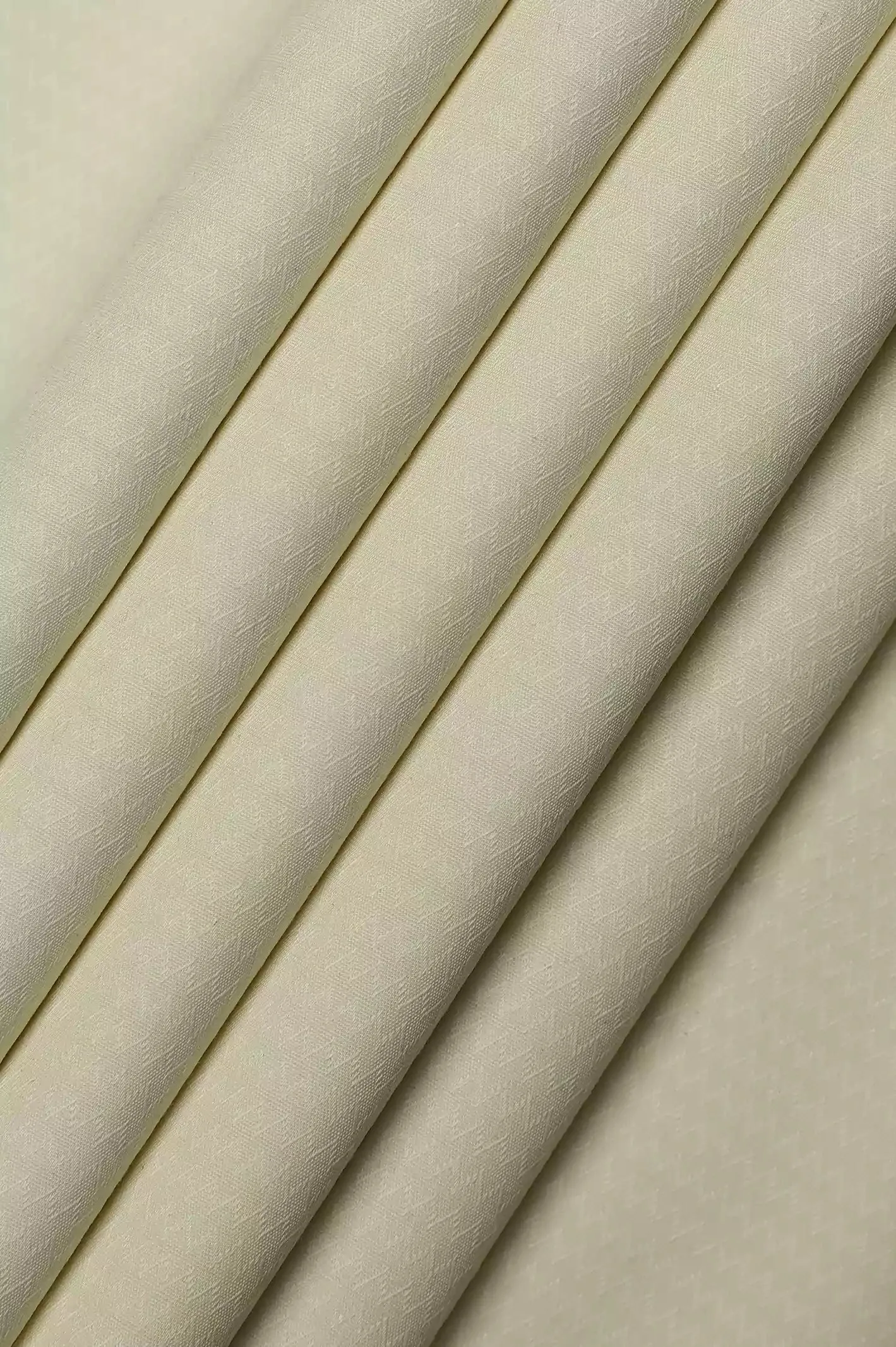 Cream Wash & Wear Fabric