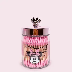Disney Minnie Mouse Reusable Glass Jar With Swabs (1 unit)