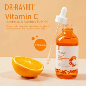 DR RASHEL Vitamin C Nourishing & Repairing Body Oil 100ml DRL-1690