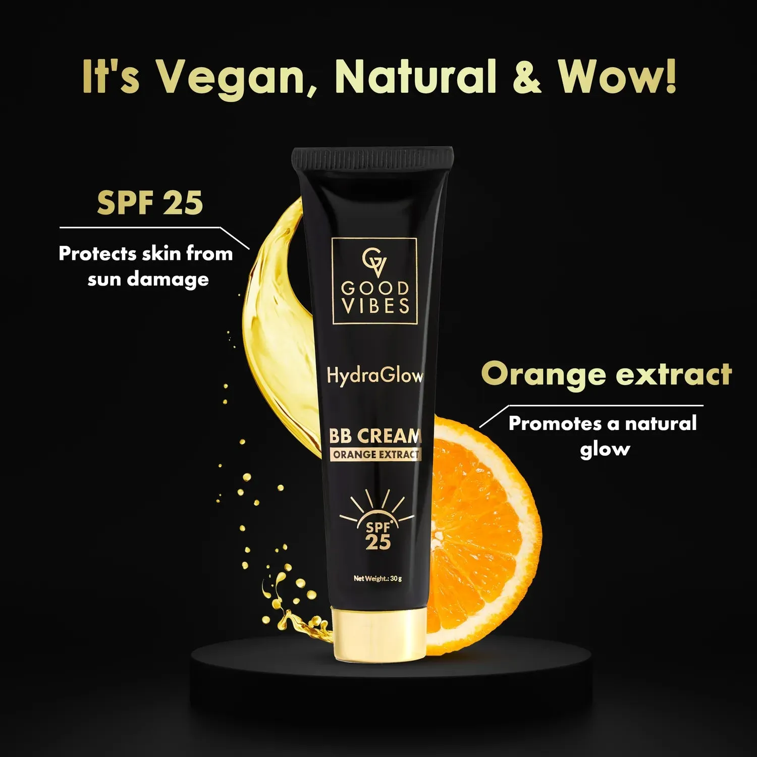 Good Vibes HydraGlow BB Cream -2 Light Natural (30g)