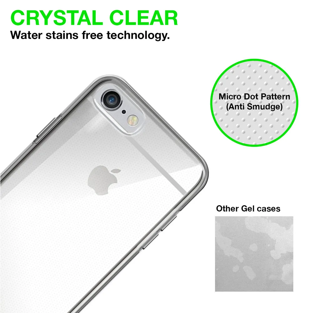 iPhone 6 Cover Case Transparent Clear Flexible Soft Gel TPU Back