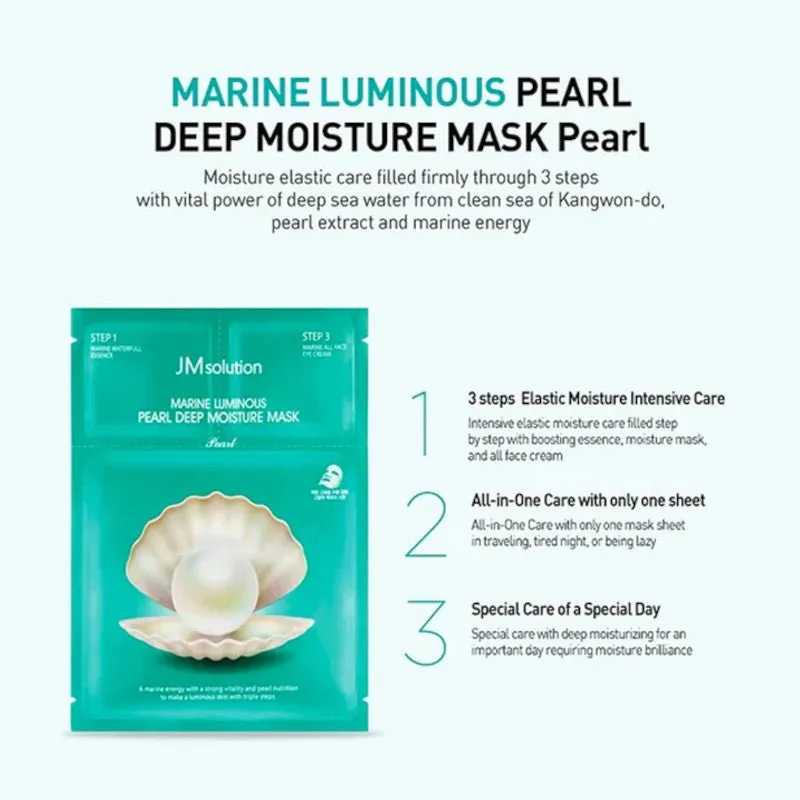 JM Solution Marine Luminous Pearl Deep Moisture Mask