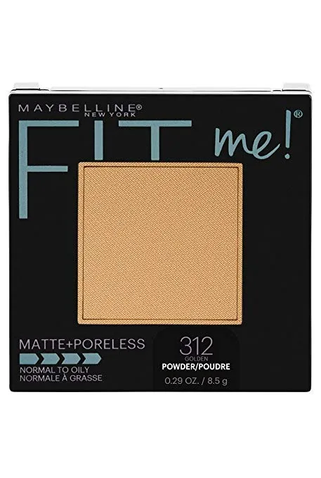 MAYBELLINE - Fit Me Matte   Poreless Powder Golden 312 - 0.29 oz (8.5 g)