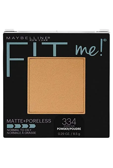 MAYBELLINE - Fit Me Matte   Poreless Powder Warm Sun 334 - 0.29 oz (8.5 g)