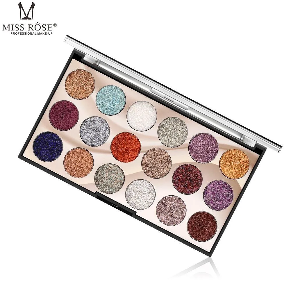 Miss Rose Eyeshadow Palette 18 Colors Glitter