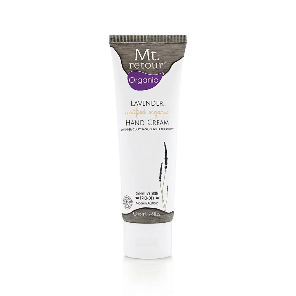 Mt Retour Organic Lavender Hand Cream 75ml