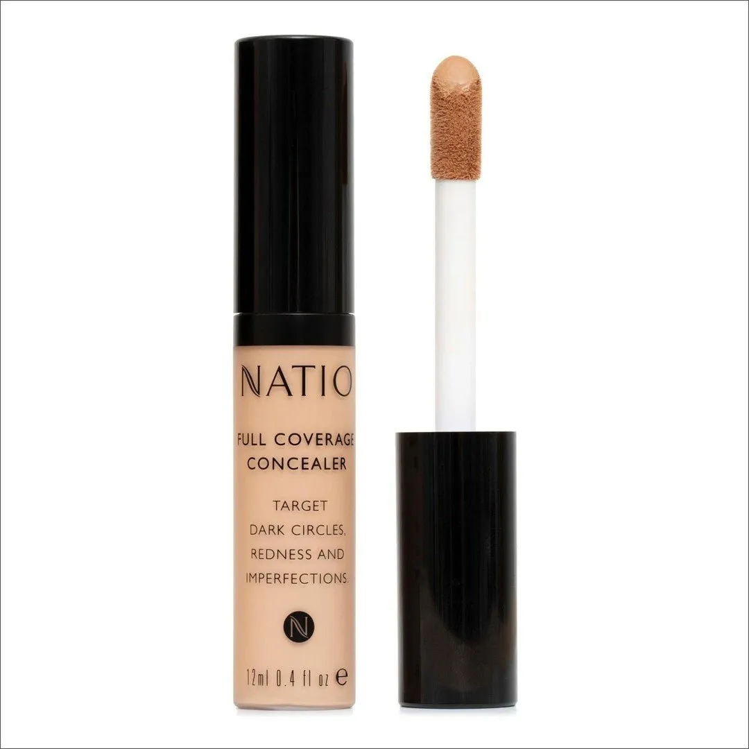 Natio Full Coverage Concealer Medium Dark 12ml