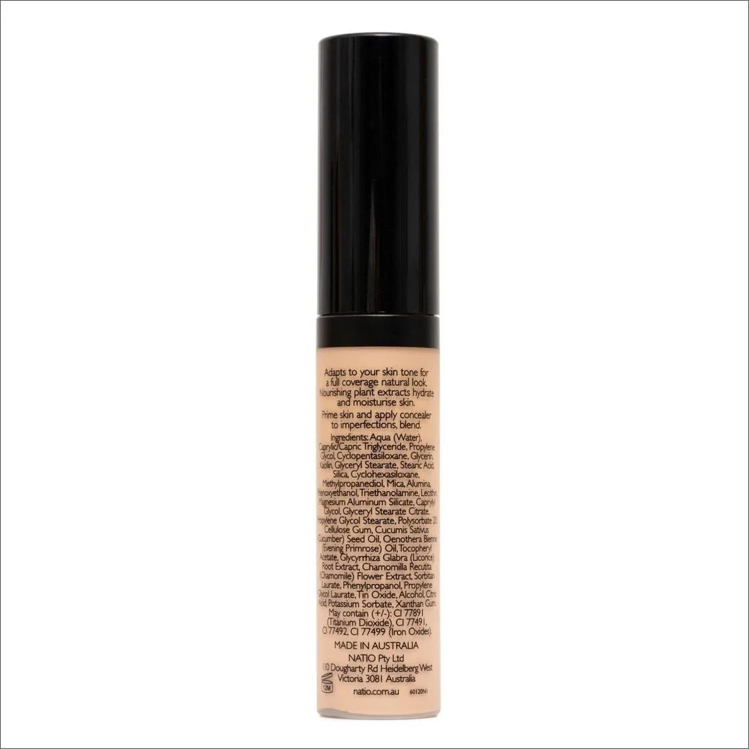 Natio Full Coverage Concealer Medium Dark 12ml