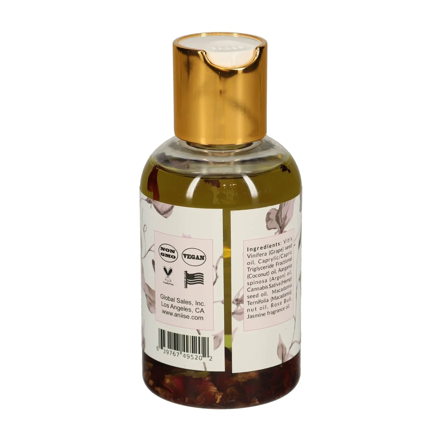 Natural Luxurious Rose Petal Body Oil - Hydrating and Nourishing