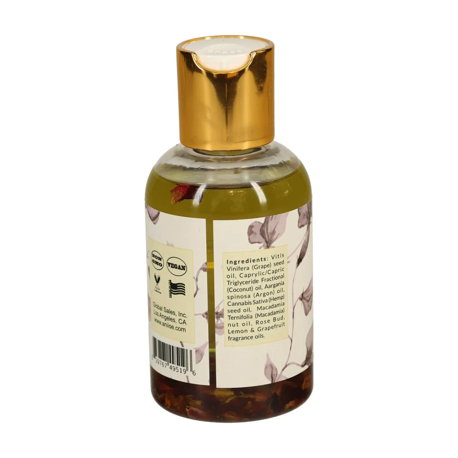 Natural Luxurious Rose Petal Body Oil - Hydrating and Nourishing