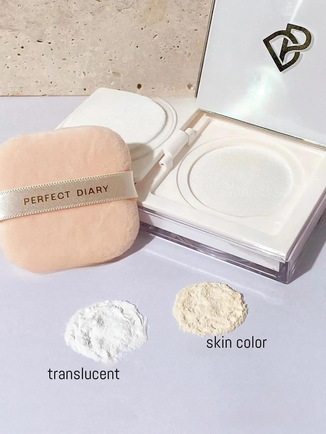 Perfect Diary Translucent Blurring Loose Powder PD015