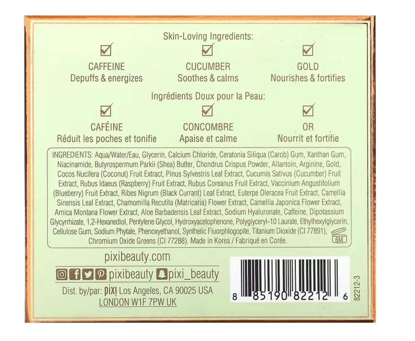 PIXI DetoxifEYE Depuffing Eye Patches