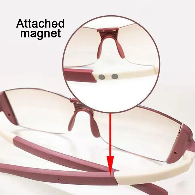 Pousbo Anti-blue Anti-fatigue Far And Near Dual Use Reading Glasses
