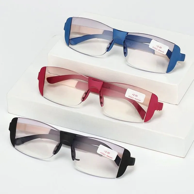 Pousbo Anti-blue Anti-fatigue Far And Near Dual Use Reading Glasses