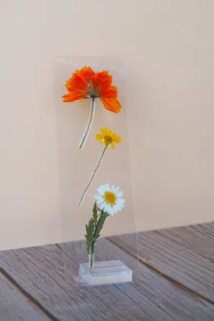 Pressed Flower Bookmark - Katniss Everdeen