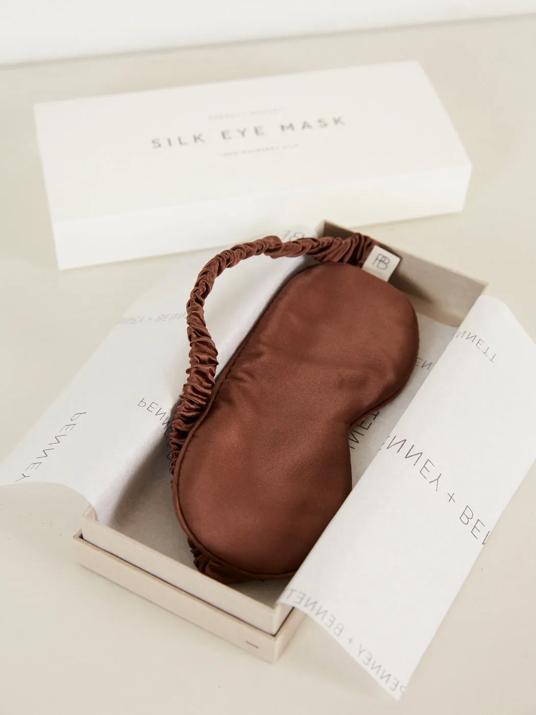 Silk Eye Mask | Cocoa