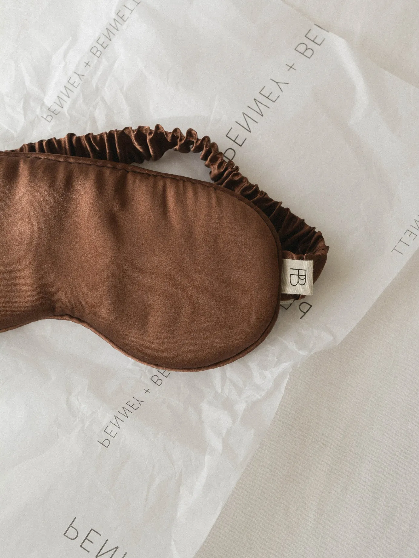 Silk Eye Mask | Cocoa