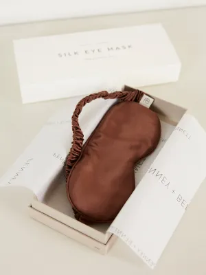 Silk Eye Mask | Cocoa