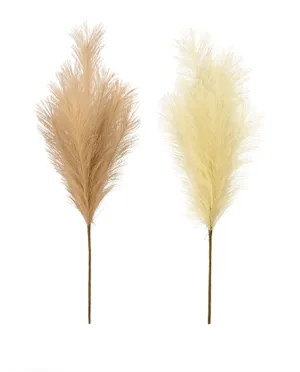 Tan & Natural Feather Picks - 30 in long each
