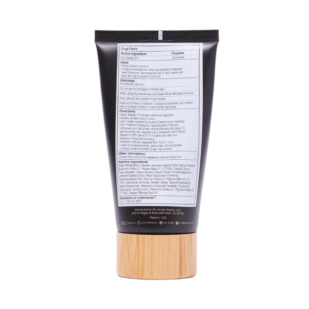 Toxic-Free® Tinted Mineral Sunscreen (SPF 25) - Wrinkles, Sun Protection