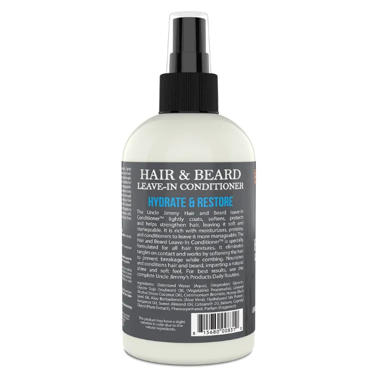 Uncle Jimmy Beard Leave In Conditioner 8 oz