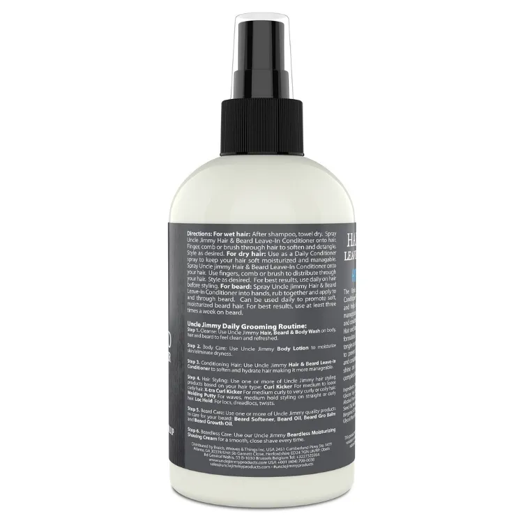 Uncle Jimmy Beard Leave In Conditioner 8 oz