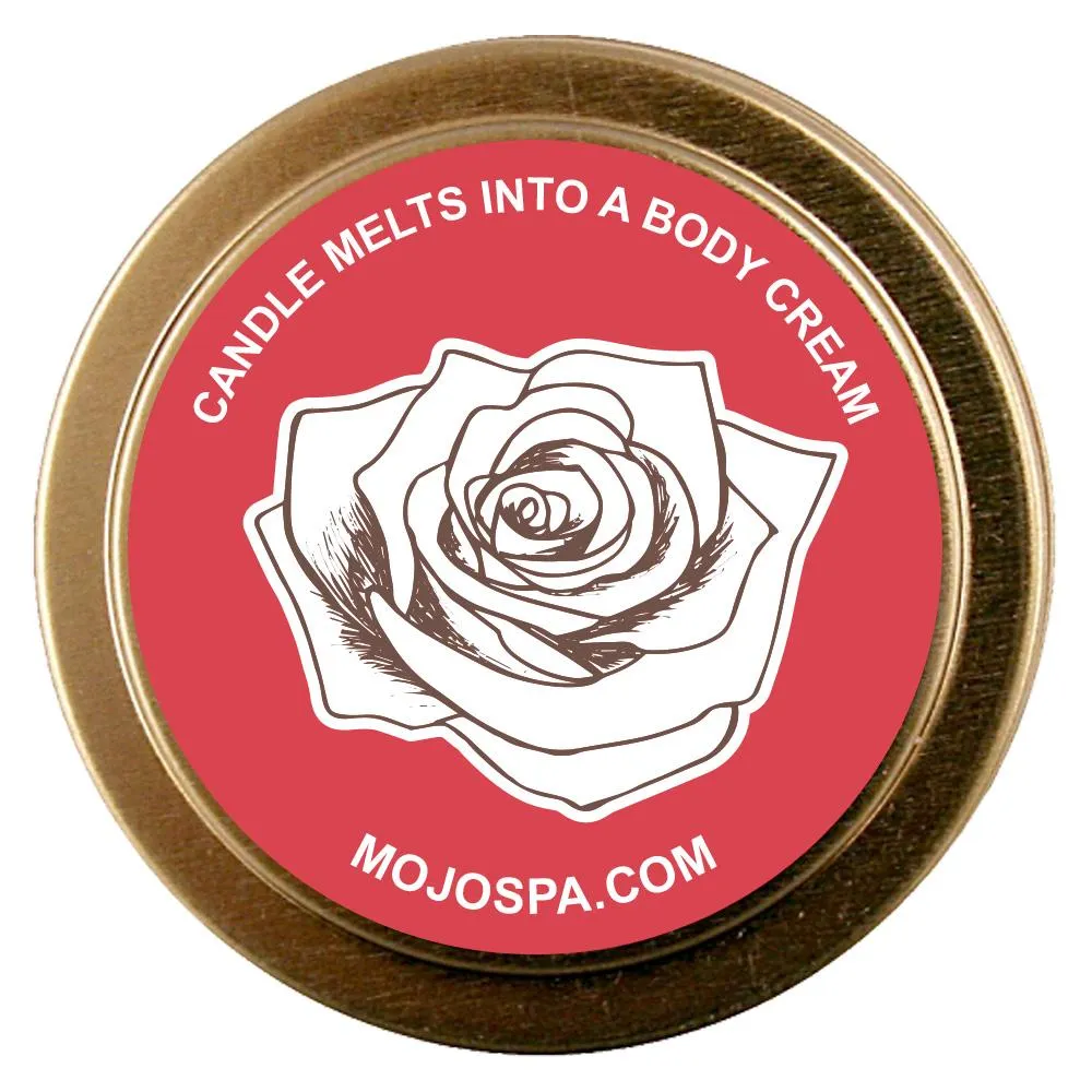 Vintage Rose Soy Massage Candle